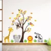 1bhaav Jungle Animals Wall Sticker