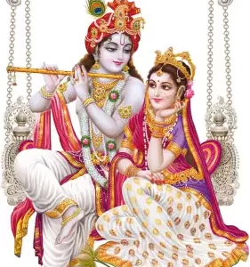 1bhaav Krishna Radha Wall Sticker