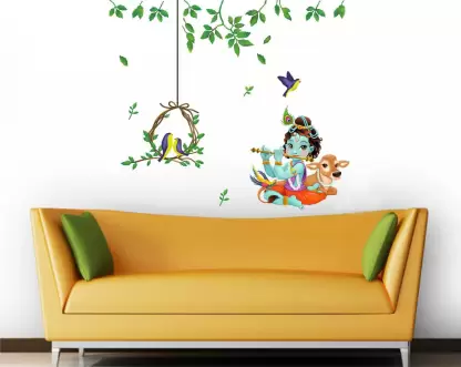 1bhaav Lord Krishna Wall Decals (3)