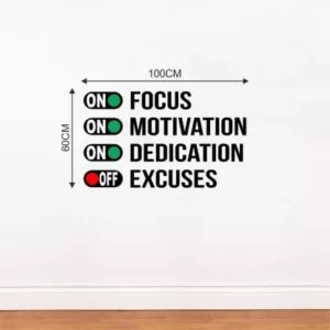 1bhaav Motivation Quotes Wall Decals