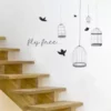 1bhaav Open Birdcage Wall Sticker