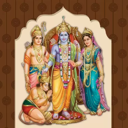 1bhaav Ram Darwar Wall Sticker (2)