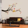 1bhaav Red Flower Wall Sticker