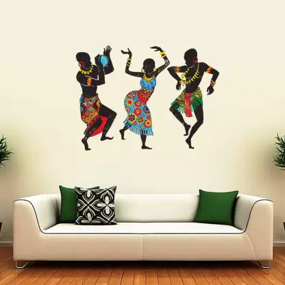1bhaav Tribal Dancers Wall Sticker (5) 1bhaav Tribal Dancers Wall Sticker