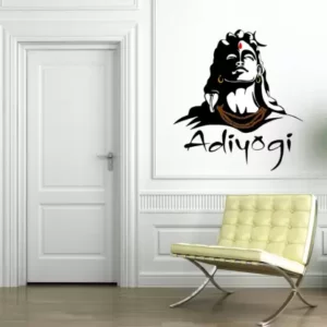 1bhaav Adiyogi Self Adhesive Sticker