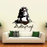 1bhaav Adiyogi Self Adhesive Sticker