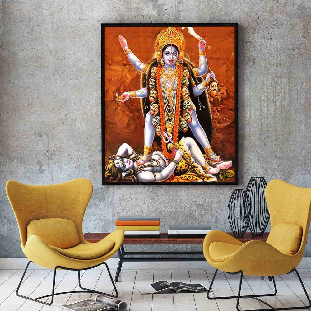 God Navratri Religious Poster Stickers