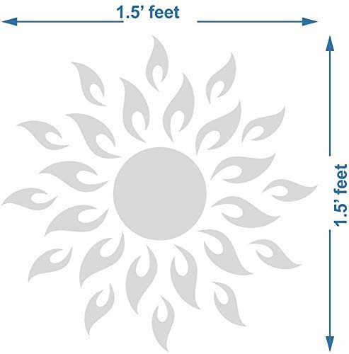 1BHAAV Sun Golden with 20 Butterfly Golden Decorative Mirror Stickers for Wall 3D Acrylic Wall Stickers 1BHAAV Sun Golden with 20 Butterfly Golden Decorative Mirror Stickers for Wall 3D Acrylic Wall Stickers