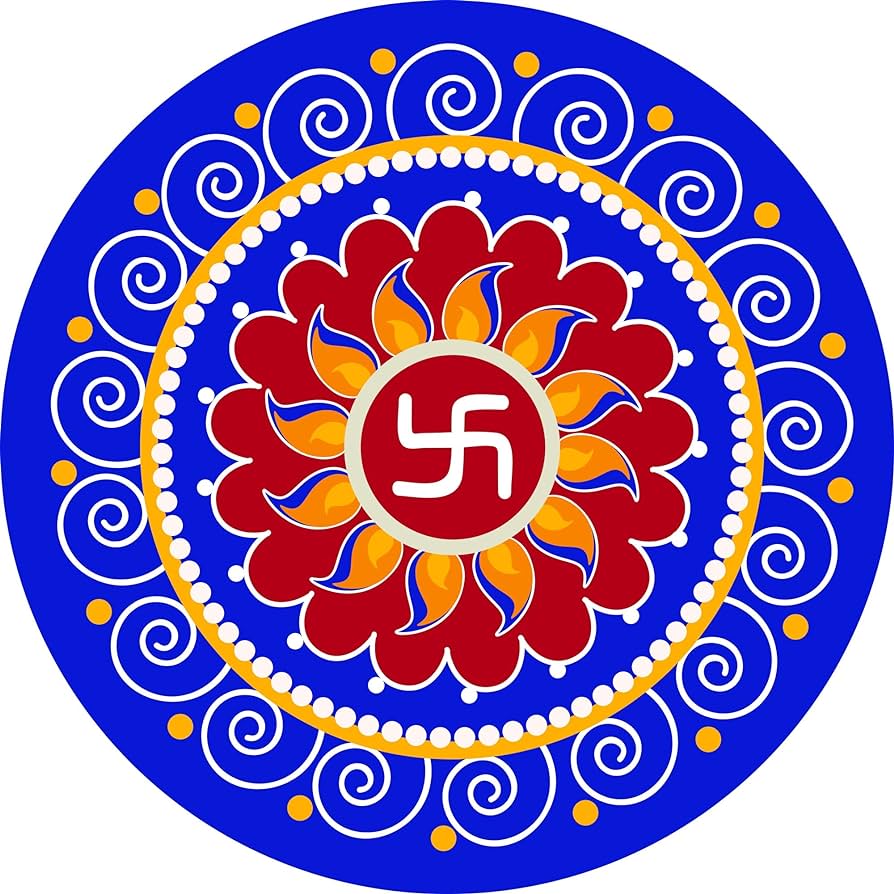 Diwali Rangoli Stickers for Wall