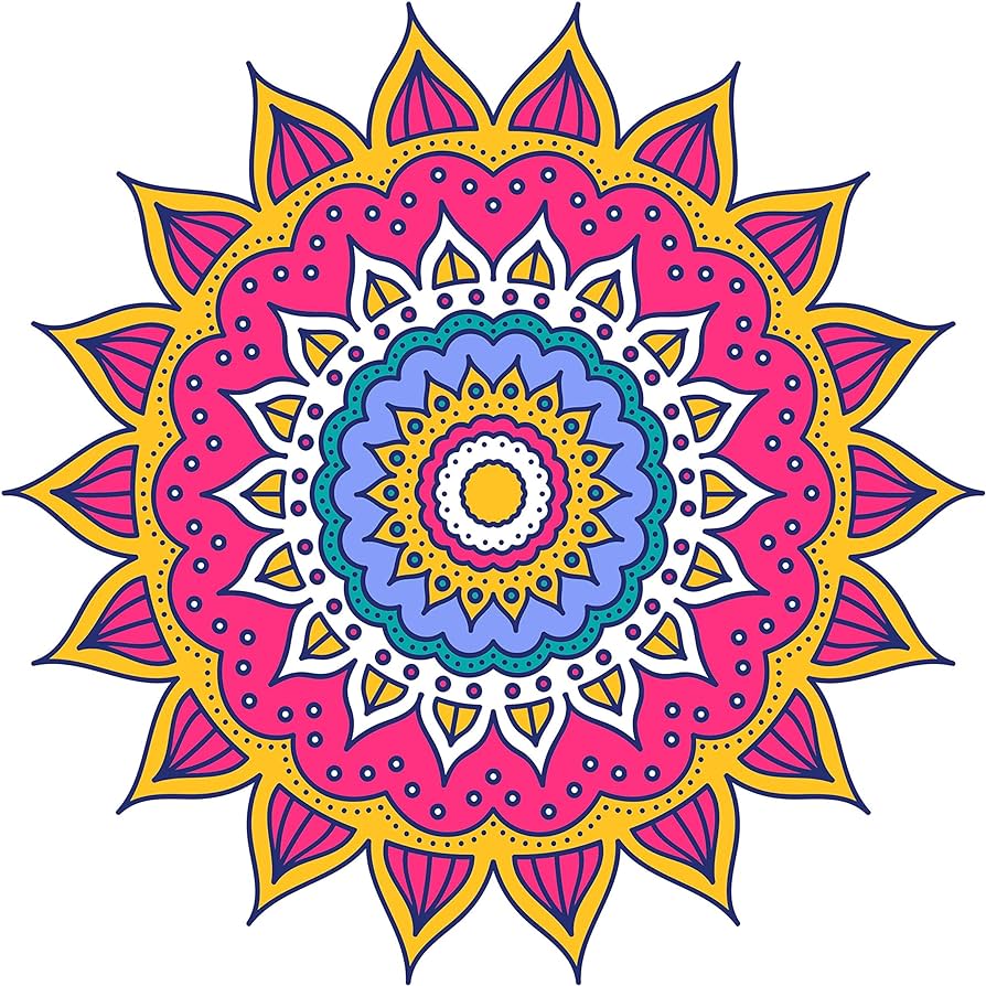 Diwali Rangoli Stickers for Wall