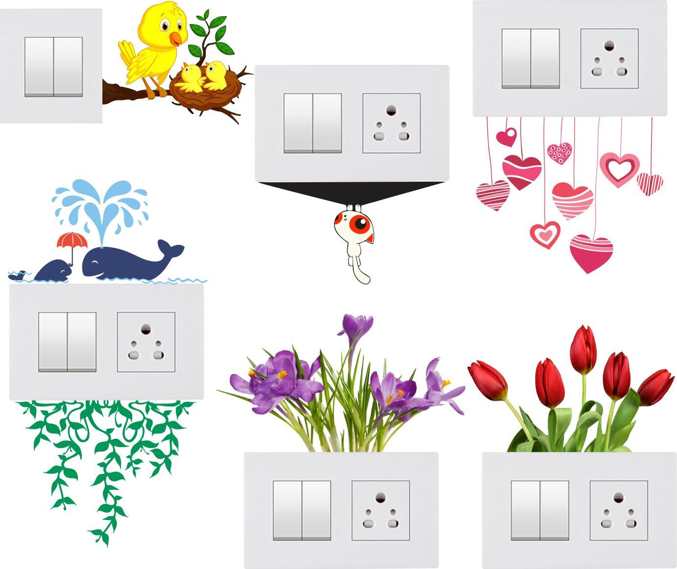 switch board stickers