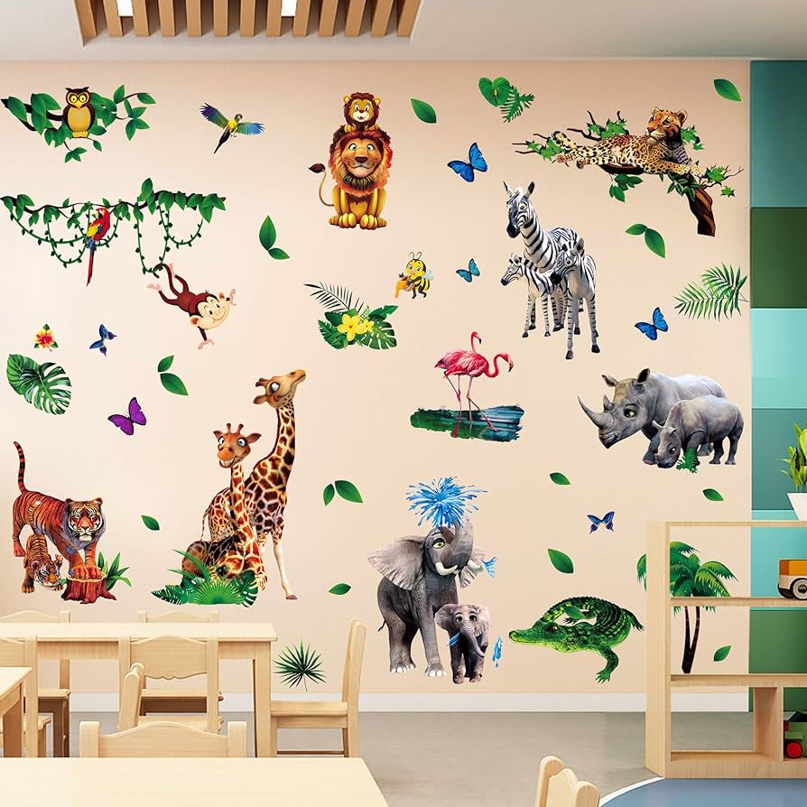 The Trend of Animal Print Wall Stickers