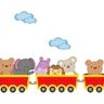 1bhaav Animal Joy Train Colorful Design Wall Sticker  also known as wall decals or wall art, are decorative elements