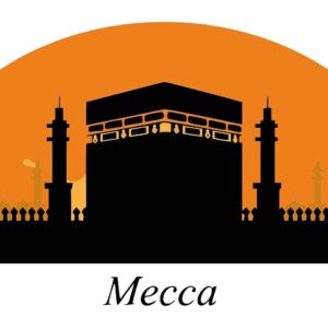 1bhaav Mecca Design Islamic Wall Sticker