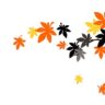 1bhaav Colorful Tree Leaves Design Wall Sticker