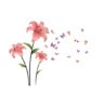 1bhaav Beautiful Flower Wall Sticker