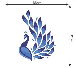 1bhaav Beautiful Peacock Wall Sticker