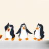 1bhaav Beautiful Cute Penguin Wall Sticker