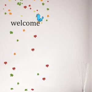 1bhaav Welcome Bird Wall Sticker