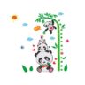 1bhaav Height mesement with Panda Decorative Wall Sticker