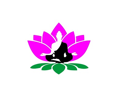 WD89 1bhaav Meditating Buddha Multicolor Wall Sticker