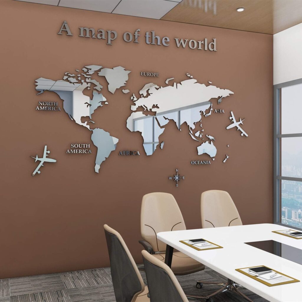 How Designer Acrylic Wall Stickers Can Transform Your Office Interiors