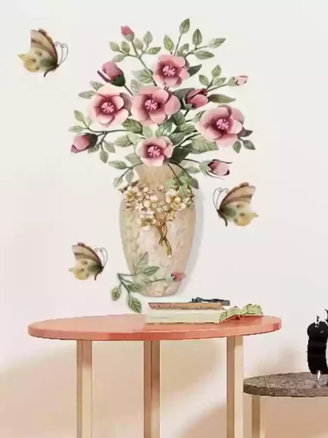 3d Vase Wall Stickers: The Trendy Solution for Boring Walls